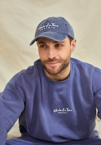 Stonewashed Men's Cap - Navy - Whale Of A Time Clothing