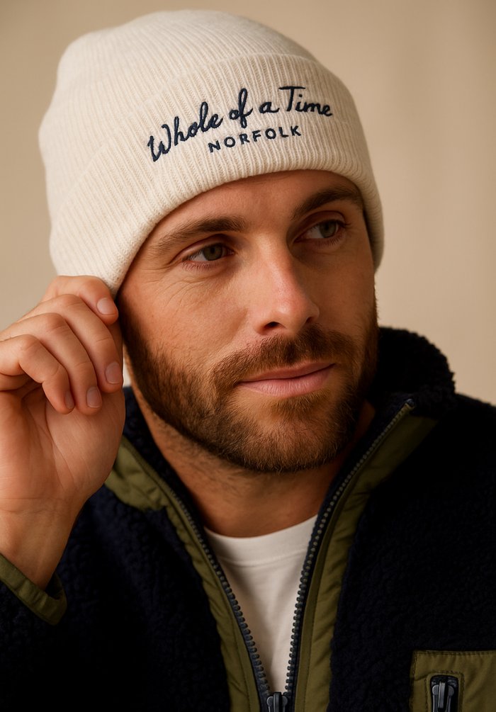 Signature Men's Beanie - Stone