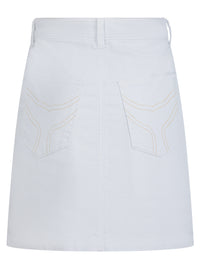 Signature Women's Denim Skirt - White - Whale Of A Time Clothing