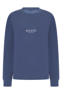 Signature Sweashirt Stonewashed Navy