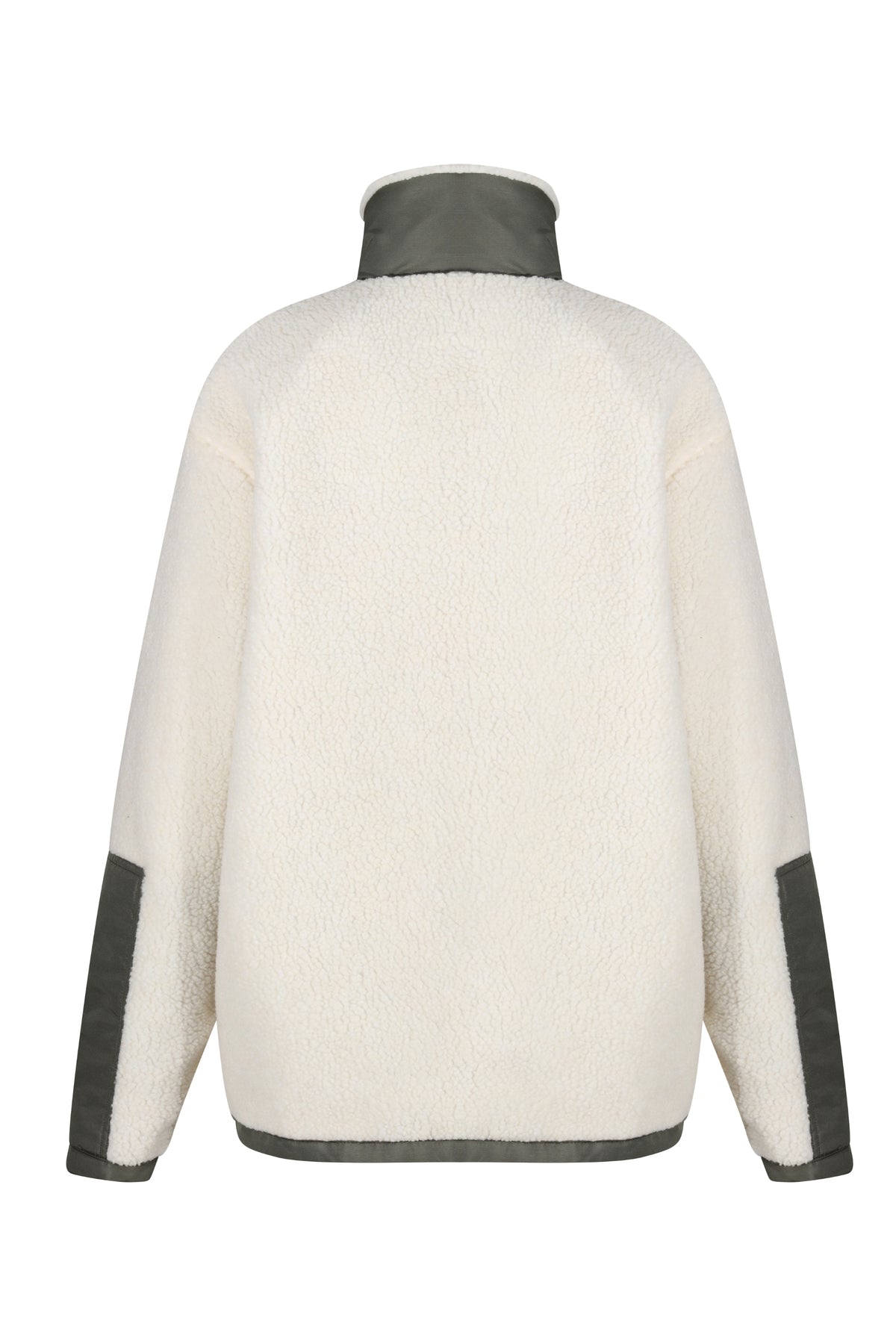 Highland Unisex Sherpa Jacket - Cream - Whale Of A Time Clothing