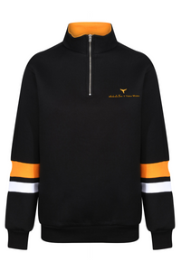 Yellow Wellies Charity Quarter Zip - Black - Whale Of A Time Clothing
