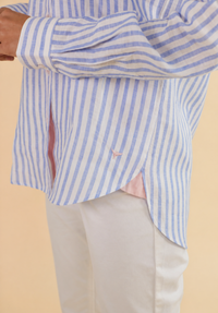 Exmoor Linen Shirt - Blue