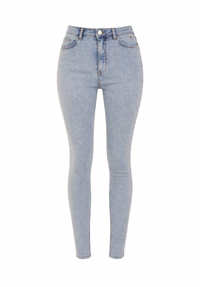 Signature Women's High Waisted Jeans - Light Blue