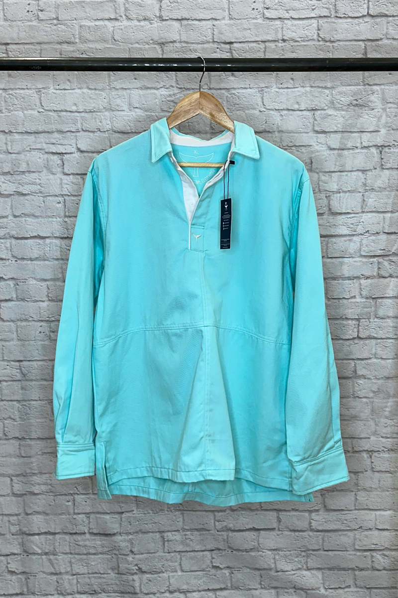S&S Newquay Unisex Deck Shirt - Mint Green 346 - Whale Of A Time Clothing