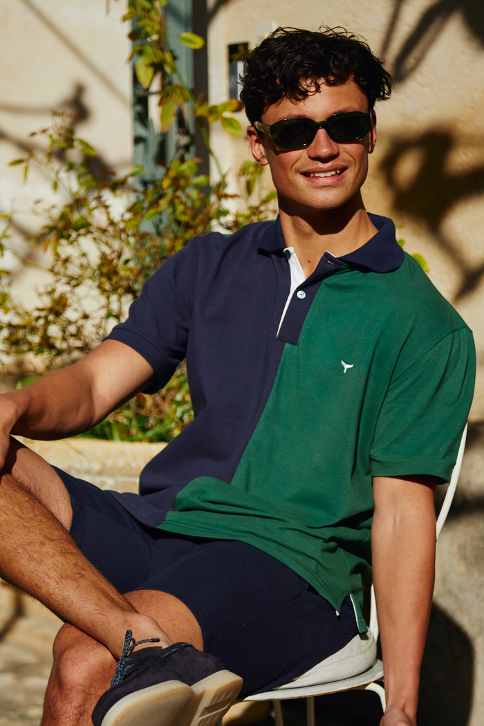 Men's Stowe Polo Shirt - Navy - Whale Of A Time Clothing