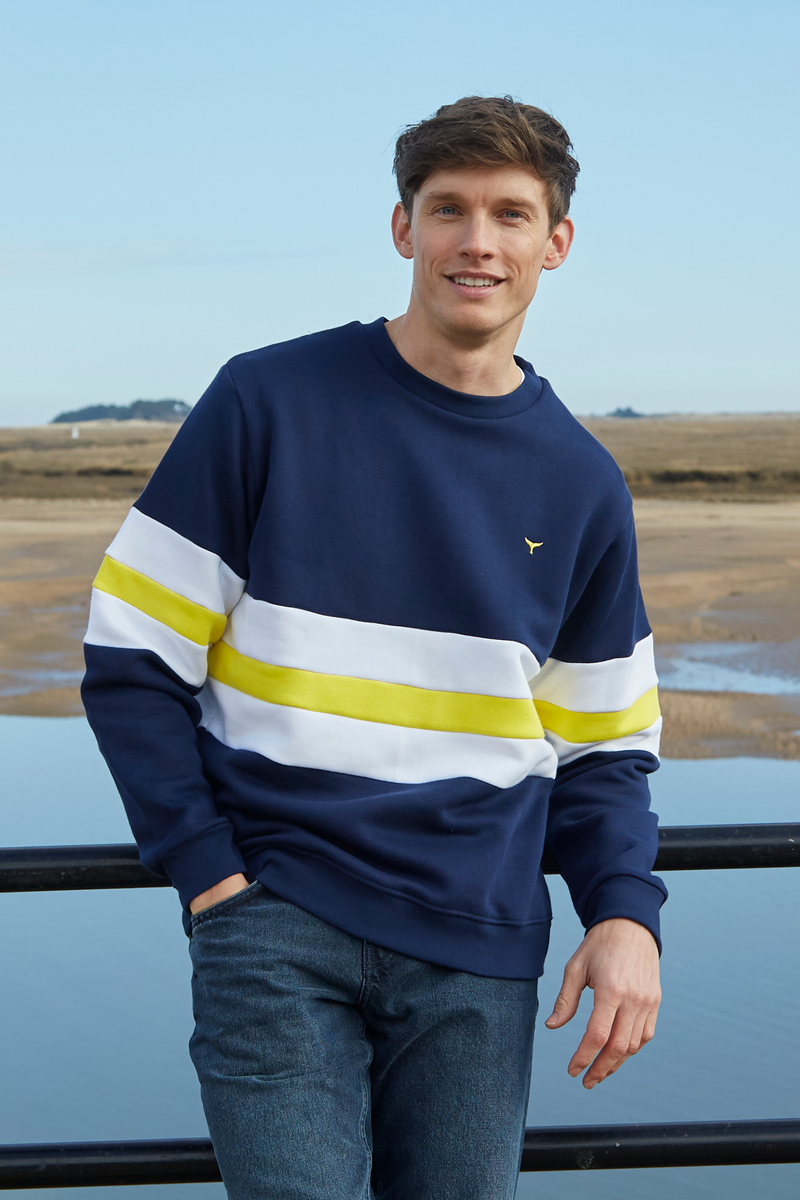 Sowerby Unisex Sweatshirt - Navy - Whale Of A Time Clothing