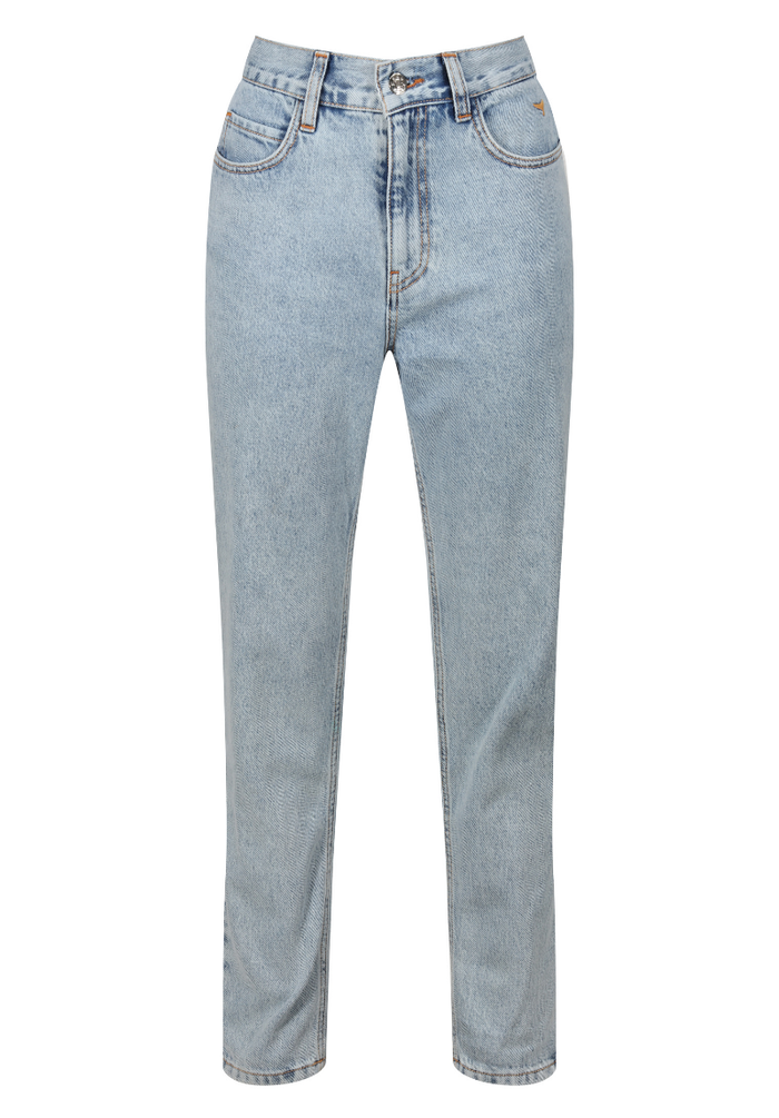 Signature Women's Mom Jeans S - Blue #419