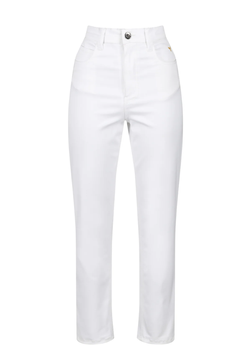 Signature Women's Mom Jeans 28" - Ecru #498