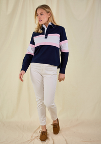 Hurley Women's Cropped Deck Shirt - Navy