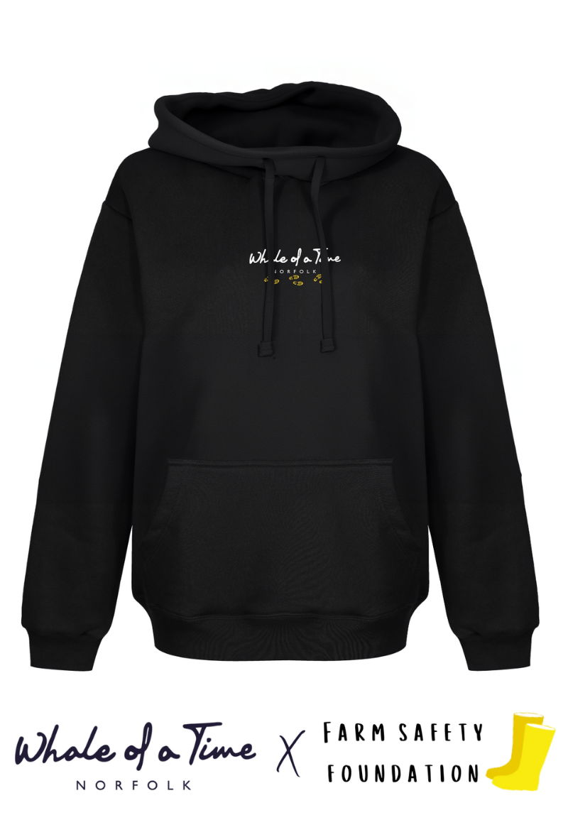 Yellow Wellies Charity Unisex Hoodie - Balck #559