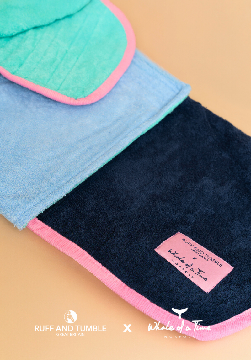Evesham Dog Drying Coat - Navy