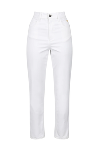 Signature Women's Mom Jeans 27" - Ecru #602