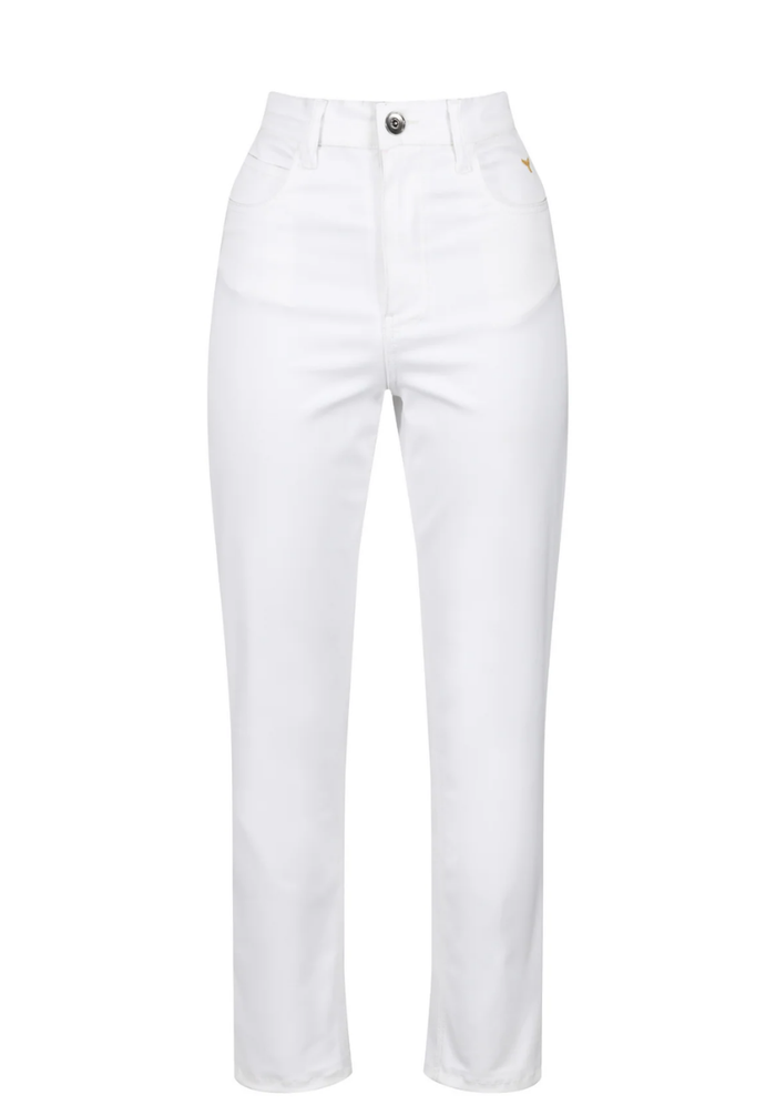 Signature Women's Mom Jeans 27" - Ecru #602