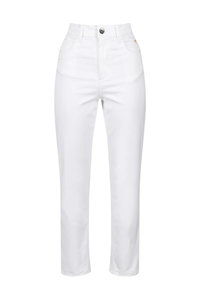 Signature Women's Mom Jeans 27" - Ecru #608