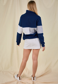 Norfolk Women's Quarter Zip Sweatshirt - Navy