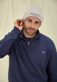 Signature Men's Beanie - Stone