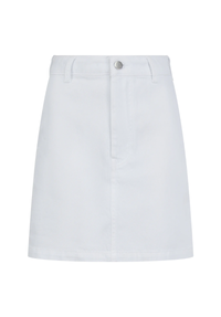 Signature Women's Denim Skirt 29" - White #623