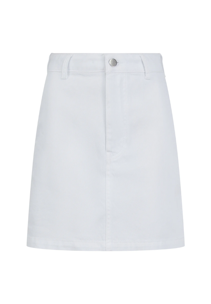 Signature Women's Denim Skirt 29" - White #623