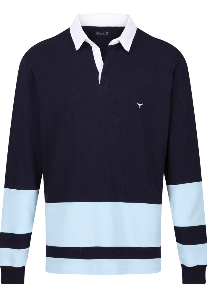 Ludlow Men's Rugby Shirt L - Navy #674