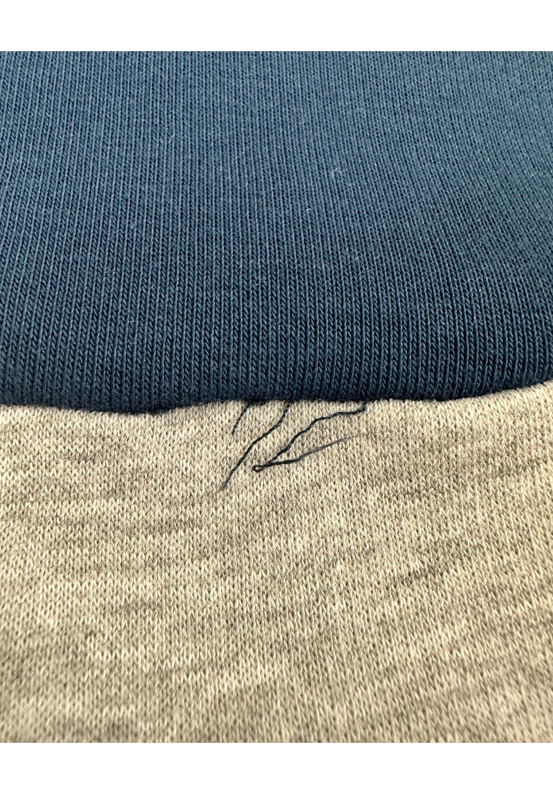 Norfolk Unisex Quarter Zip Sweatshirt L - Navy #684