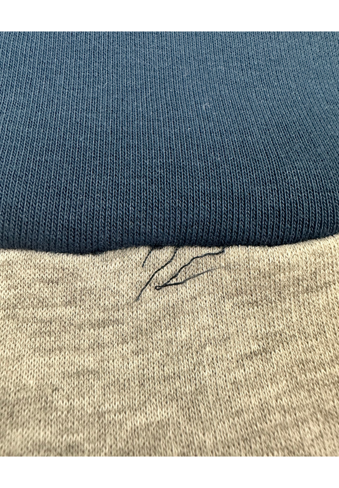 Norfolk Unisex Quarter Zip Sweatshirt L - Navy #684