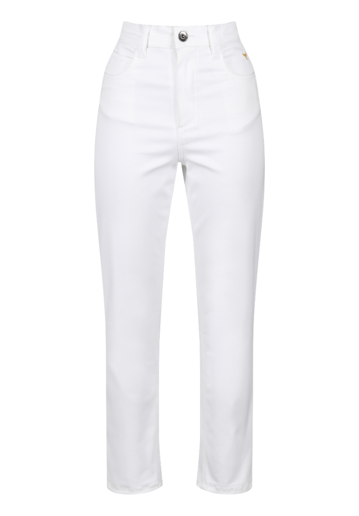 Signature Women's Mom Jeans 28"- Ecru #685