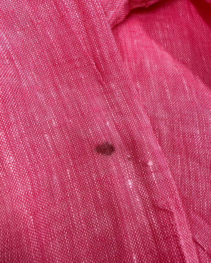 Oakham Men's Linen Shirt M - Red #695