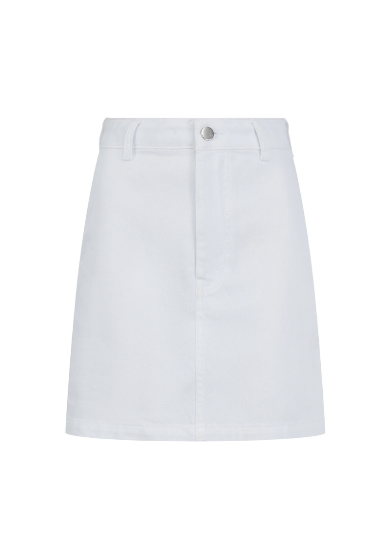 Signature Women's Denim Skirt 31" - White #698