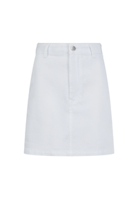 Signature Women's Denim Skirt 30" - White #699