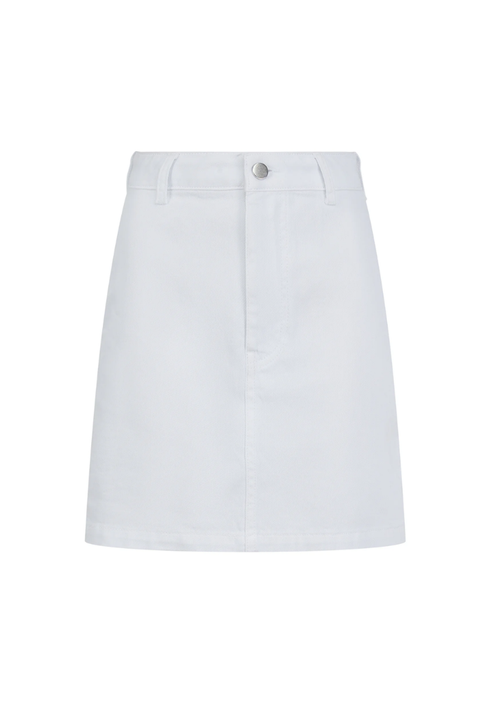 Signature Women's Denim Skirt 30" - White #699