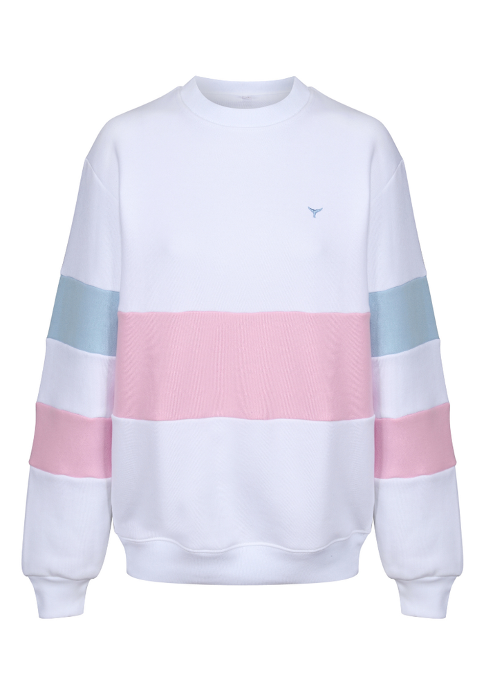 Minke Women's Sweatshirt XS - White/Pink #700