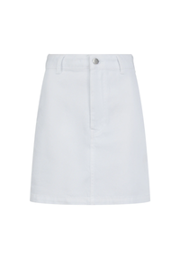 Signature Women's Denim Skirt 29" - White #701