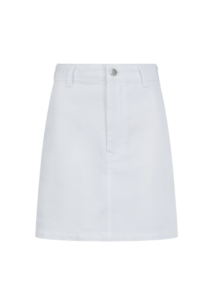 Signature Women's Denim Skirt- White #701