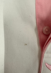 Padstow Unisex Deck Shirt XS - White/Pink #717