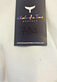 Polzeath Cropped Polo Shirt XL - White #784
