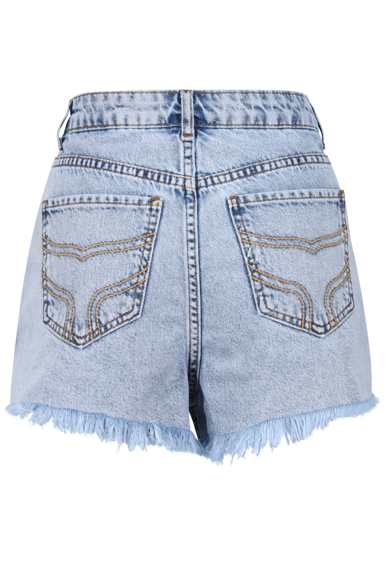 Signature Women's Denim Shorts 30" - Blue #789