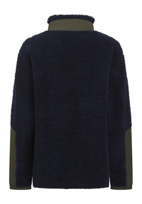 Highland Women's Sherpa Jacket - Navy/Olive - Whale Of A Time Clothing