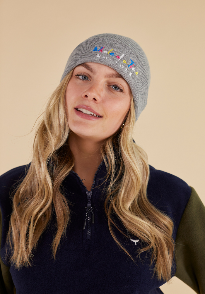 Basics Women's Beanie - Grey - Whale Of A Time Clothing
