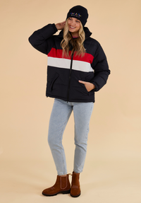 Basics Women's Beanie - Navy - Whale Of A Time Clothing