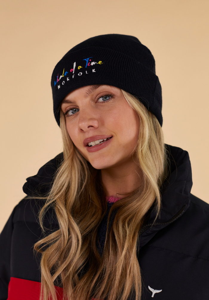 Basics Women's Beanie - Navy - Whale Of A Time Clothing