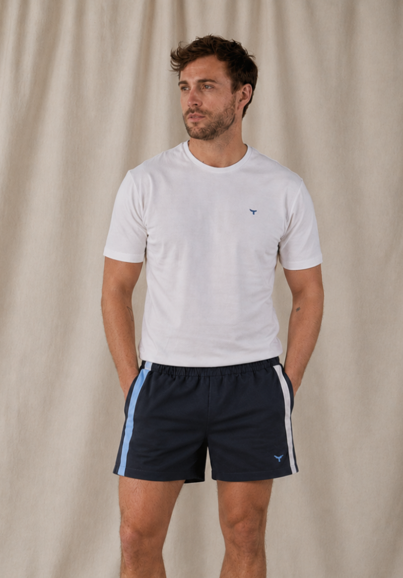 Edinburgh Men's Rugby Shorts - Navy/Blue/White