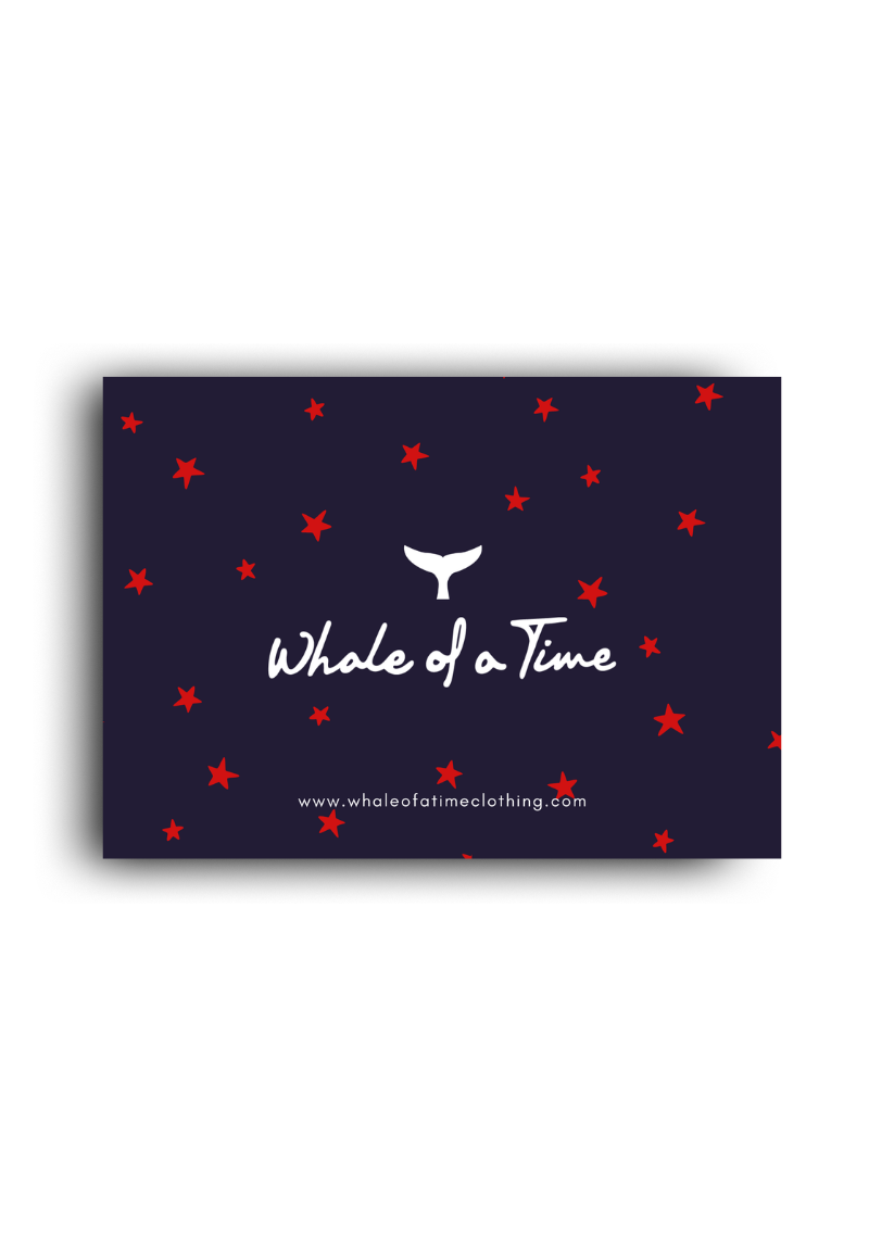 Gift Card - Sent in post - Whale Of A Time Clothing
