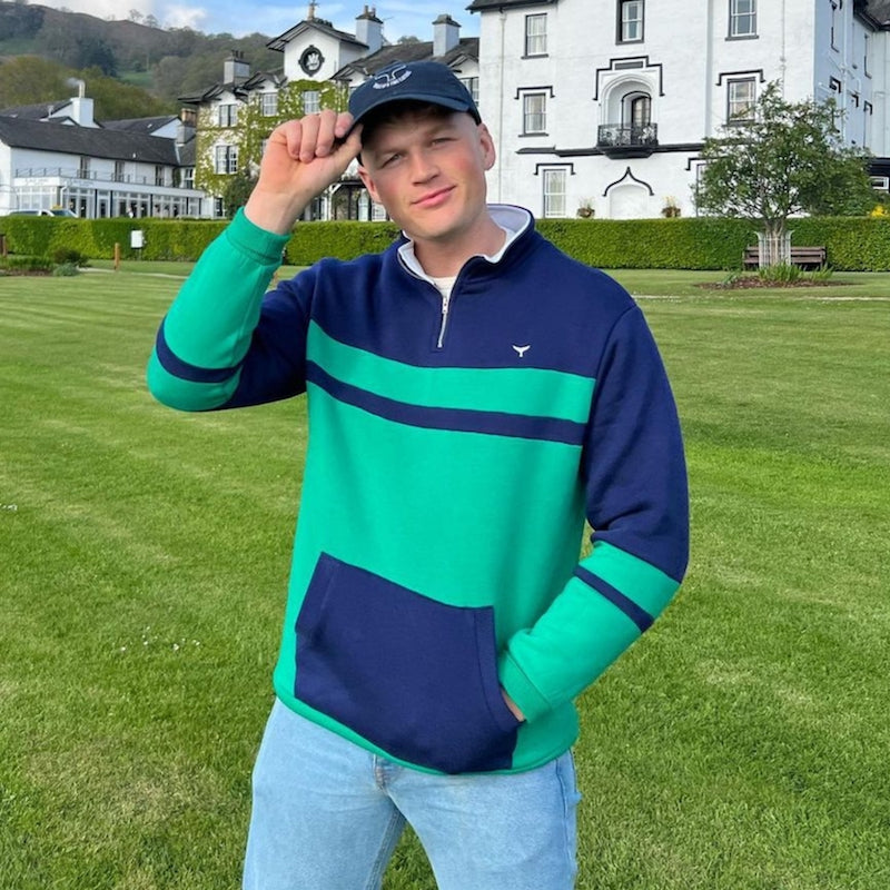 Whale Of A Time Clothing - Torpoint Unisex Quarter Zip Sweatshirt