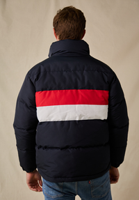 Penzance Men's Puffer Jacket - Navy