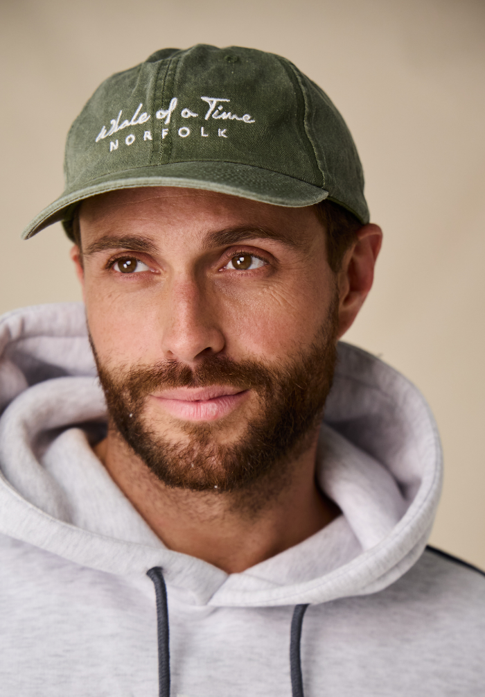 Stonewashed Men's Cap - Green