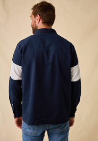 Torbay Men's Deck Shirt - Red/Navy