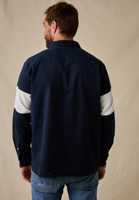 Torbay Men's Deck Shirt - Red/Navy