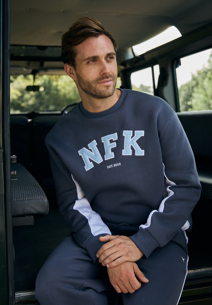 Norfolk Originals Men's Sweatshirt - Navy - Whale Of A Time Clothing
