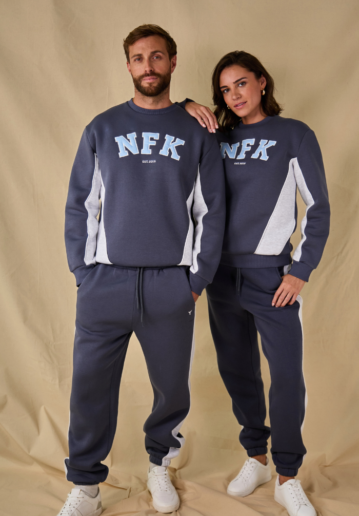 Norfolk Originals Men's Sweatshirt - Navy - Whale Of A Time Clothing